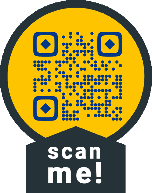 scan me black QR Code V3