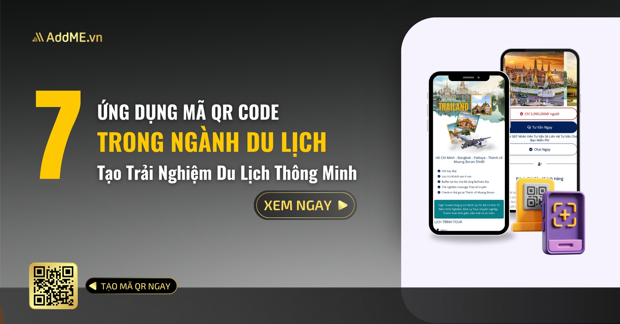 7 ỨNG DỤNG MÃ QR TRONG NGÀNH DU LỊCH TẠO TRẢI NGHIỆM DU LỊCH THÔNG MINH