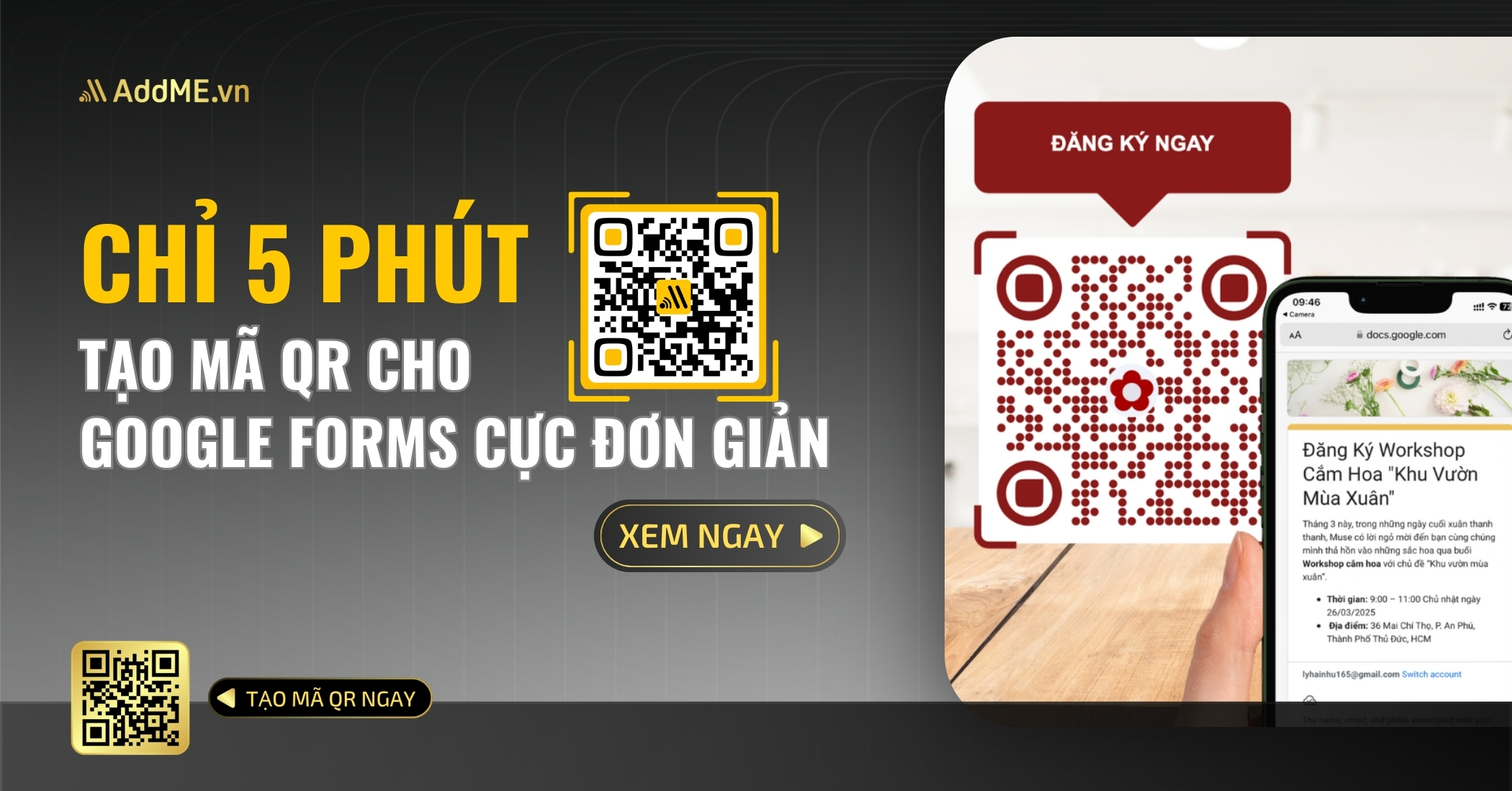 CÁCH TẠO MÃ QR CHO GOOGLE FORM CHỈ ĐƠN GIẢN VỚI 6 BƯỚC