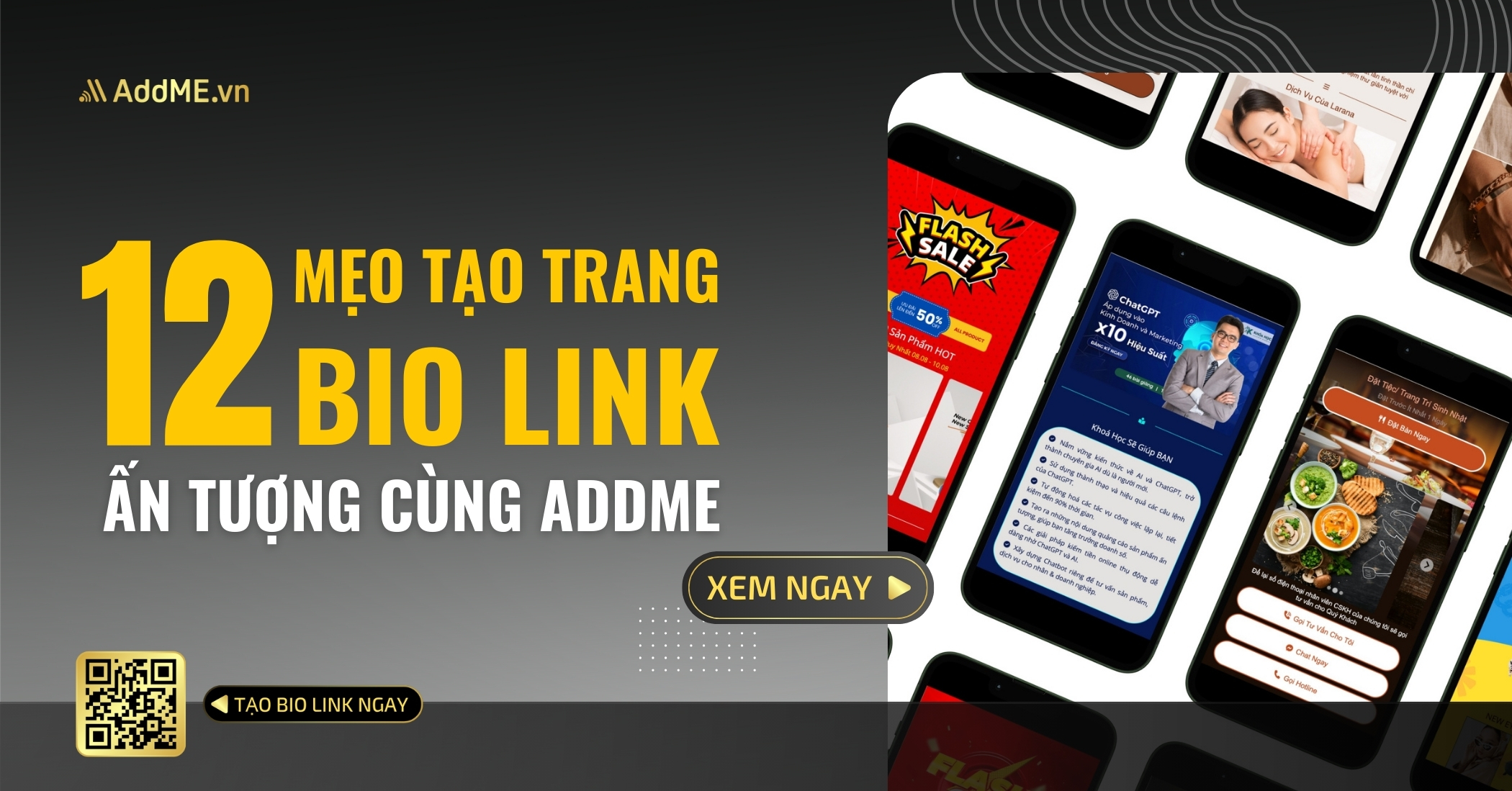 BẬT MÍ 12 MẸO TẠO TRANG BIO LINK ẤN TƯỢNG CÙNG ADDME