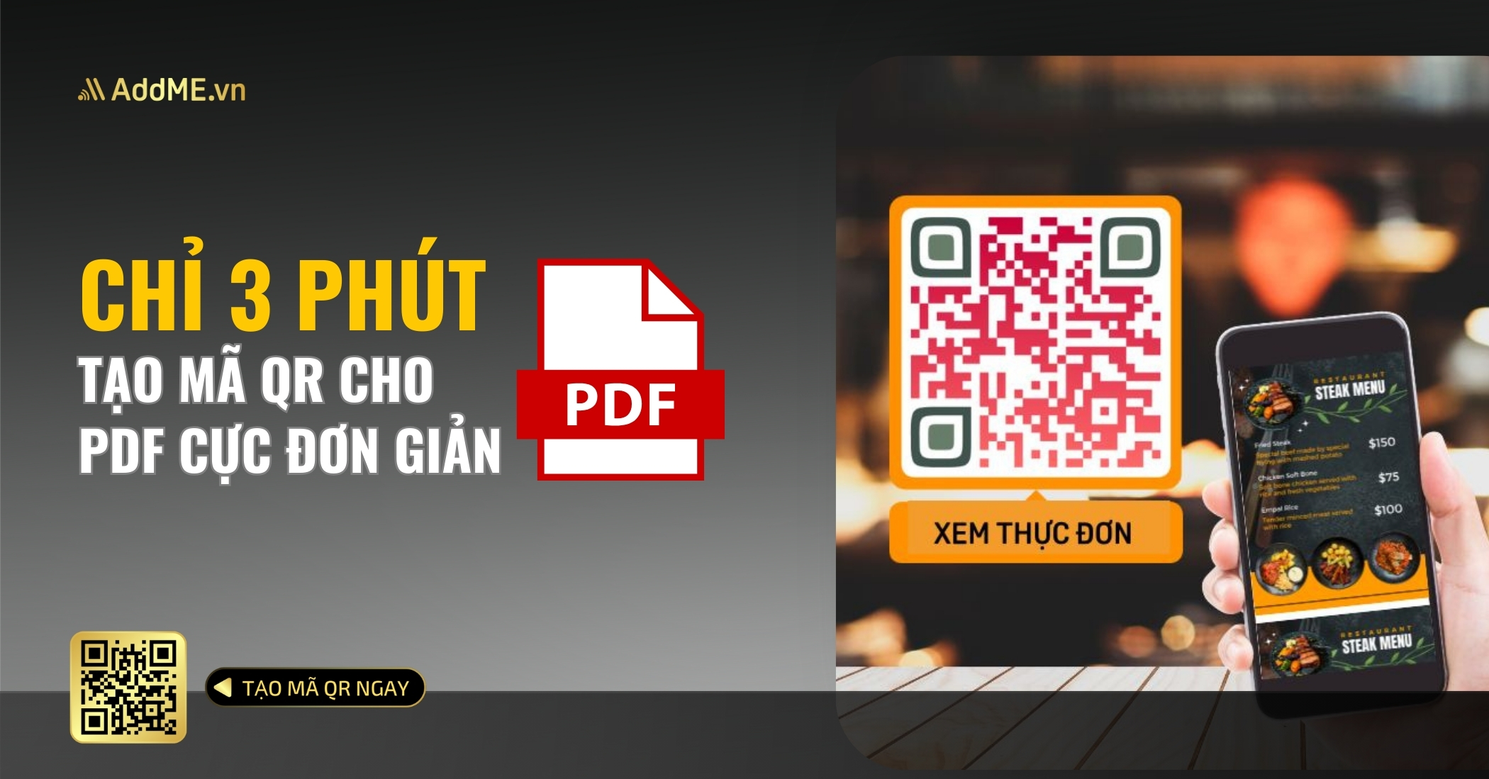 TẠO MÃ QR CHO PDF CỰC ĐƠN GIẢN CHỈ 3 PHÚT