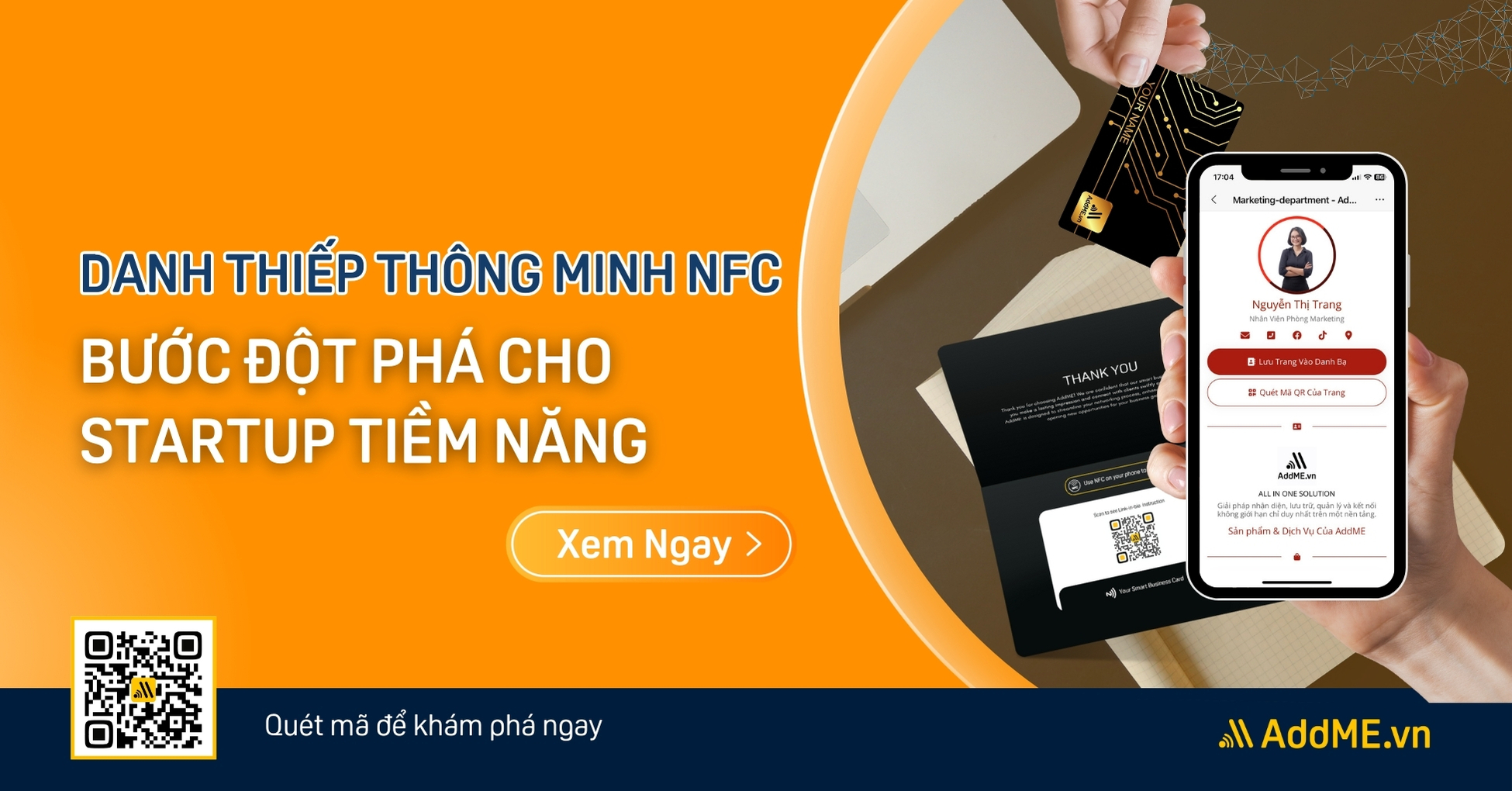 DANH THIẾP THÔNG MINH NFC – BƯỚC ĐỘT PHÁ CHO CÁC STARTUP TIỀM NĂNG